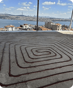 Oluklu Yerden Isıtma - şapkes örnek çalışma